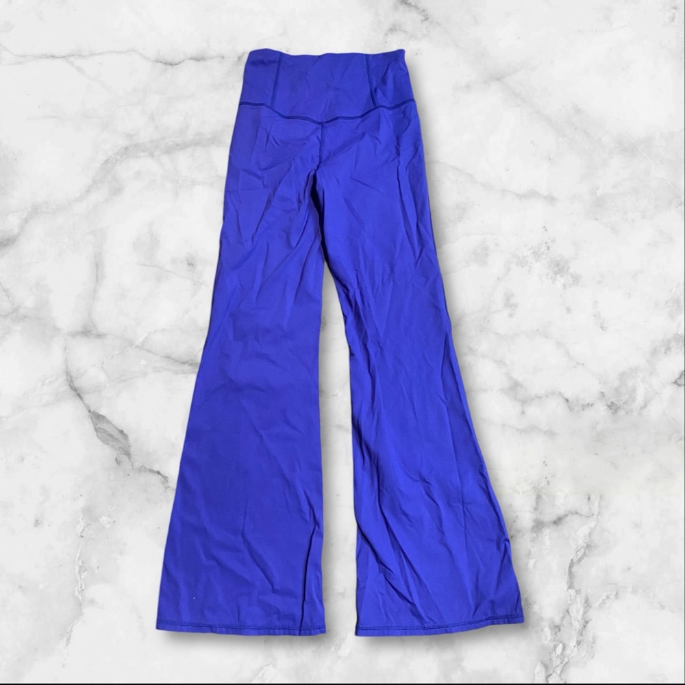 Blue- purple yoga pants flare